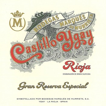 ‘Castillo Ygay’ Rioja Gran Reserva Especial 2009, Marques de Murrieta