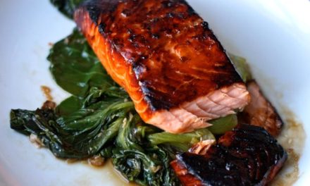 Sticky Ginger and Chilli Salmon