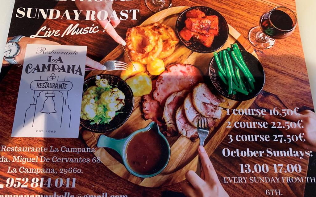 La Campana Joins the Sunday Lunch Venues